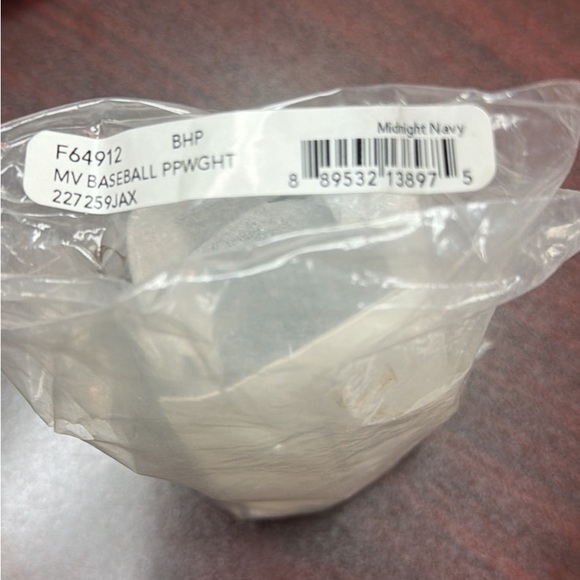 Coach Black and Blue Leather paperweight - Picture 3 of 3